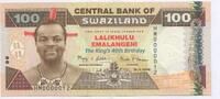 Zwaziland, 100 Emalangeni Gedenkbanknote zum 40.Geburtstag, -