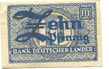 BRD 10 Pfg. Bank deutscher Länder, -
