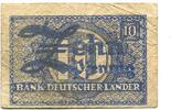 BRD 10 Pfg. Bank deutscher Länder, -