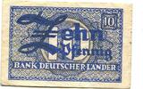 BRD 10 Pfg. Bank deutscher Länder, -