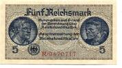 Deutsches Reich 5 Reichsmark Reichskreditkassen, -