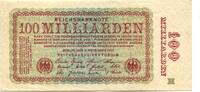 Deutsches Reich 100 Md. Mark -