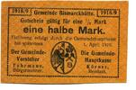 Schlesien 50 Pfg. 1.4.1919 Bismarkh&uuml;tte, Pol. Bismarkhuta, unz 15.23 &pound;  +  10.16 &pound; shipping