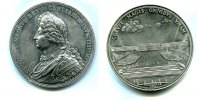 Frankreich Zinn Medaille Ludwig XIV 1643-1715, -