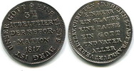 Frankfurt, Silber Abschlag vom Doppeldukaten 300 Jahrfeier der Reformation, -