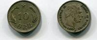 Dänemark 10 Öre ~ Christian IX ~ -