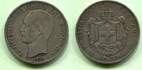 Griechenland, 5 Drachmen Georg I.1863-1913, -