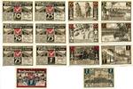 Mecklenburg, 10 Pfg. 25 Pfg. 50 Pfg.2x75 Pfg. 2x1 Mk. Fürstenberg, -