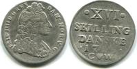Dänemark, 16 Skilling Frederik IV.1699-1730, -