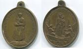 Frankreich ovale Medaille ~ Maria mit 2 Engeln ~ -