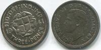 Großbritannien 3 Pence ~ Georg VI. ~ -