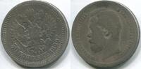 Russland ~ Nikolaus II. ~ 50 Kopeken 1899 fast ss