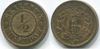 Dänemark 1/2 Skilling ~ Friedrich VII. ~ -