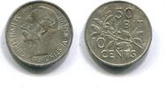 Dänisch West Indien, 10 Cents Christian IX.1863-1906, -