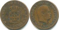 Portugiesisch Indien 1/4 Tanga ~ Carlos I. ~ -