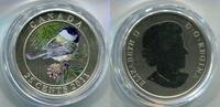 Canada 25 Cents ~ Birds of Canada – Schwarzkopfmeise ~ -