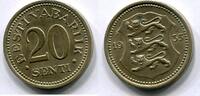 Estland 20 Senti ~ Kursmünze ~ -
