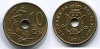 Belgien 10 Centimes ~ Leopold II. ~ -