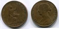 Großbritannien 1/2 Penny ~ Victoria ~ -