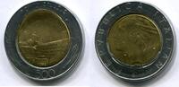 Italien 500 Lire ~ mit Spiegelei Fehlprägung ~ -