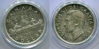 Kanada 1 Dollar ~ Canada - Kanu / Georg VI. ~ -