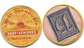 Barmen, 75 Pfennig Ernst Quambusch-Senf Gewürze-, -