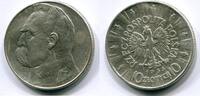 Polen 10 Zloty ~ Männerkopf ~ -