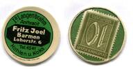 Barmen, 10 Pfennig Ia-Langenbrahm Anthracit Fritz Joel Lohestr.6 Barmen, -