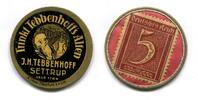 Settrup, 5 Pfennig I.H.Tebbenhoff-Trinkt Tebbenhoff´s Alten, -