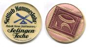 Deutschland, 50 Pfennig Solingen-Gottlieb Hammesfahr-, -