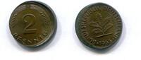 Deutschland, 2 Pfennig Dezentriert, -