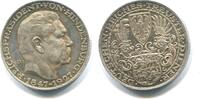 Deutschland, Silber Medaille Paul von Hindenburg 80.Geburtstag, -