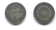 Anhalt-Bernburg, 1/6 Taler-Probe Alexander Carl 1834-1863, -