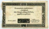 Frankreich 25 Livre ~ Domaines nationaux Assignat de vingt cinq livres ~ Serie 3625 ~ -