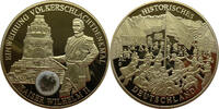 Deutschland Medaille Historisches Deutschland - Einweihung Völkerschlachtdenkmal - Kaiser Wilhelm II. -