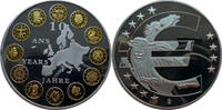 Deutschland Medaille 10 Jahre Euro - Raub der Europa - mit Zertifikat -