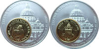 Vatikan Medaille mit Inlay Das Gold Europas - mit Inlay Prägung 50 Lire - Vatikanstadt-Petersdom - -