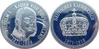 Deutsches Kaiserreich Medaille Silber-Gedenkprägung - Kaiser Wilhelm I. 1871-1888 -