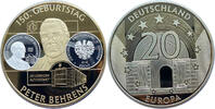 Deutschland / Europa Medaille 150. Geburtstag Peter Behrens - Inlay BRD Medaille 2018 -