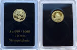 China 10 Yuan Pandabär - 1 g Gold -