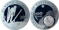 Kasachstan 100 Tenge Olympische Winterspiele 2010 in Vancouver - Skispringen -