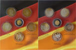 Deutschland 5x 10 Euro + Gold Gedenkprägung Die Gedenkausgaben des Jahres 2012 aus der BRD -
