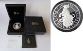 United Kingdom 10 Pfund The Queen's Beasts The Black Bull of Clarence 5 Oz Silber -