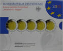 Bundesrepublik Deutschland 5 x 2 Euro Gedenkmünzenset 30 Jahre EU-Flagge -