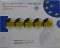 Bundesrepublik Deutschland 5 x 2 Euro Gedenkmünzenset Bundesrat -
