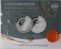 Bundesrepublik Deutschland 10 Euro 10-Euro-Sammlermünze - Luft bewegt - In der Luft - mit Polymerring -