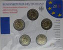 Bundesrepublik Deutschland 5 x 2 Euro Gedenkmünzenset 100. Geburtstag Helmut Schmidt -