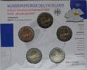 Bundesrepublik Deutschland 5 x 2 Euro Gedenkmünzenset Thüringen - Wartburg, Eisenach -