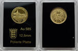 Deutschland Goldmedaille 825 Jahre Hamburger Hafen - mit Zertifikat -