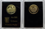Deutschland Goldmedaille 100 Jahre Goethe-Universität Frankfurt am Main - mit Zertifikat -